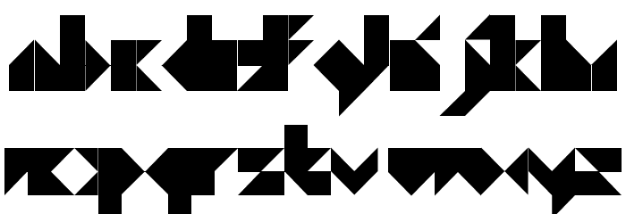 Paper Bold Font LOWERCASE