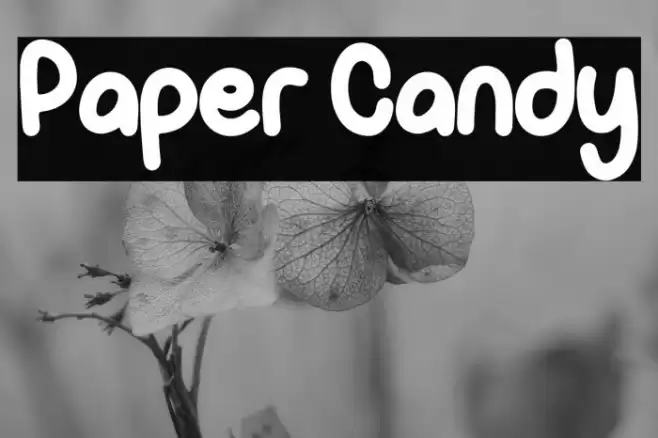 Paper Candy Font examples
