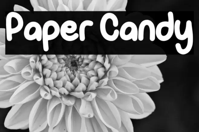 Paper Candy Font examples