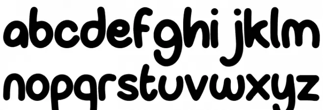 Paper Candy Font Litere mici