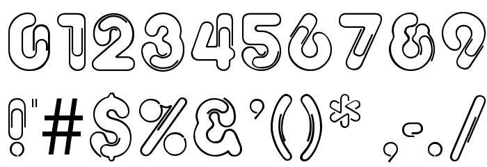 Paper Clip Font OTHER CHARS