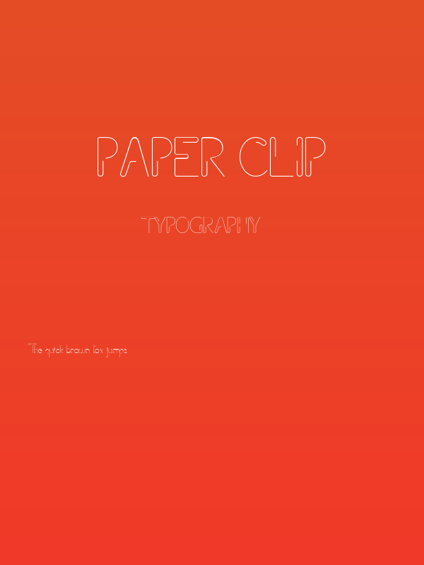 Paper Clip Poster