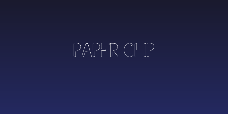Paper Clip Social Header