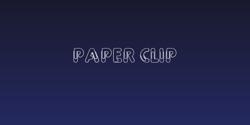 Paper Clip Social Header