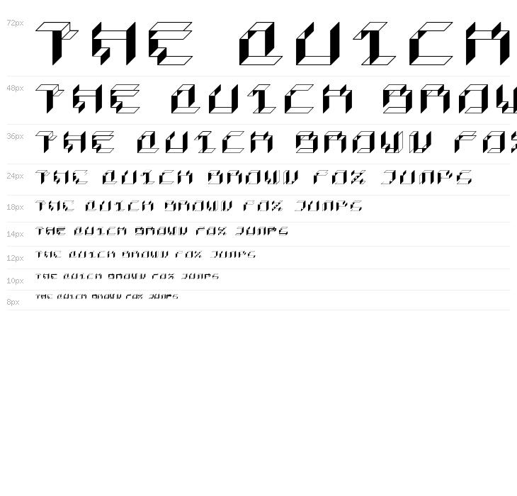 Paper Cube - Box version Waterfall