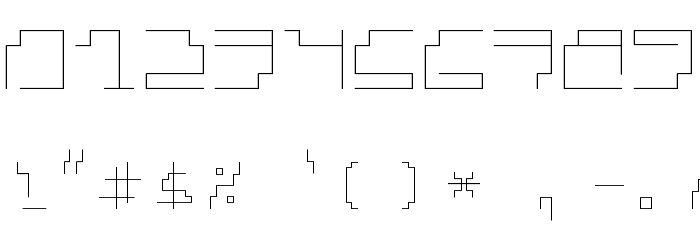 Paper Cube Font OTHER CHARS