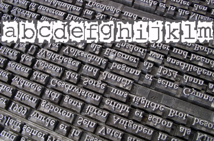 Paper Cut Font examples