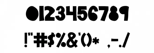 Paper Cutout Font OTHER CHARS