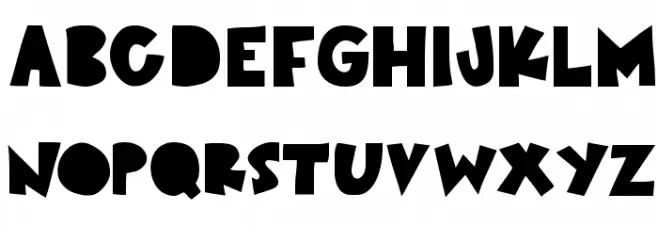 Paper Cutout フォント 大文字