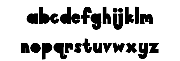 Paper Cutout Font LOWERCASE