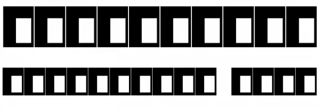 Paper Cutouts Font OTHER CHARS