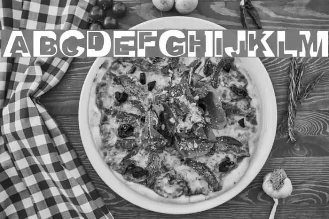 Paper Cutouts Font examples