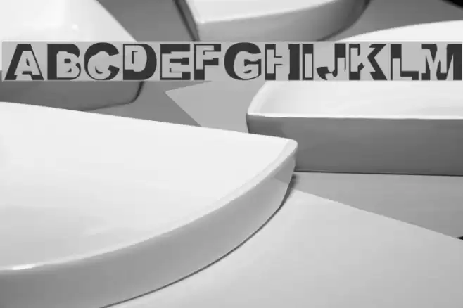 Paper Cutouts Font examples