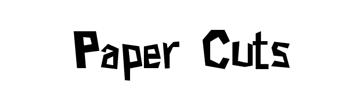 Paper Cuts  Скачать бесплатные шрифты