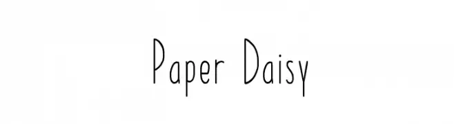 Paper Daisy  تنزيل الخطوط