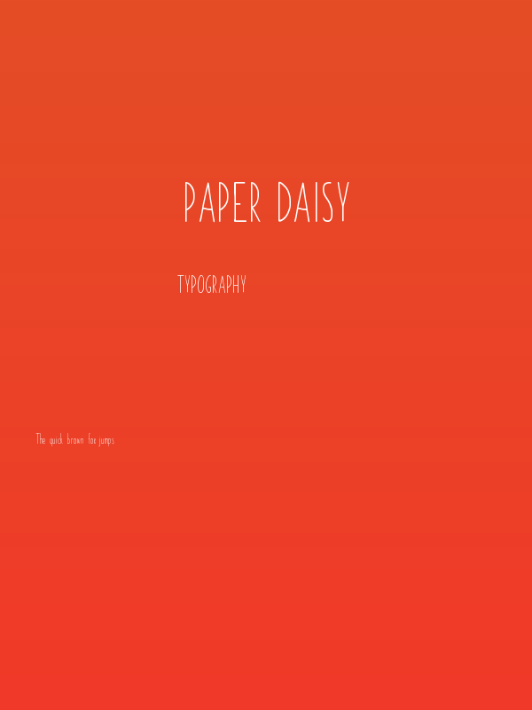 Paper Daisy Poster
