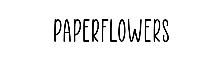 Paper Flowers  لخطوط تنزيل