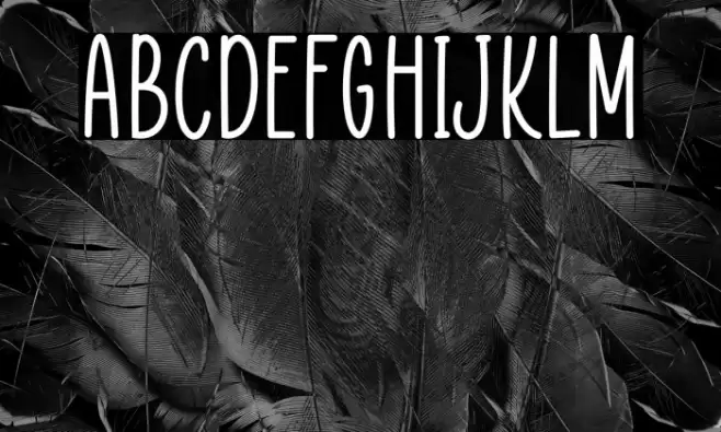 Paper Flowers Font examples