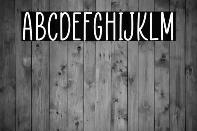 Paper Flowers Font examples