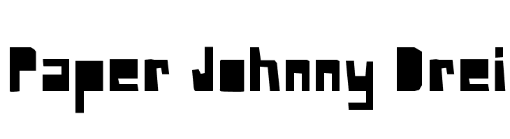 Paper Johnny Drei  नि: शुल्क फ़ॉन्ट्स डाउनलोड