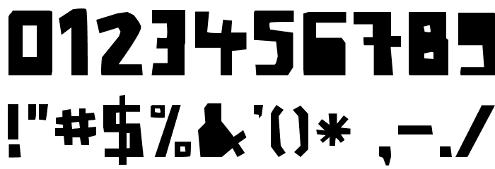 Paper Johnny Drei Font OTHER CHARS