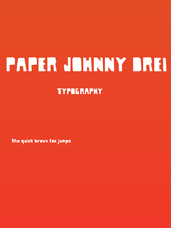 Paper Johnny Drei Poster