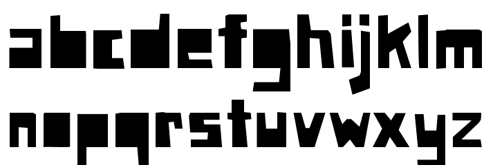 Paper Johnny Drei Font LOWERCASE