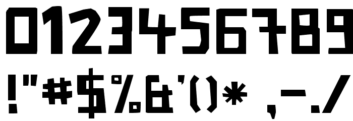 Paper Johnny Eins Font OTHER CHARS
