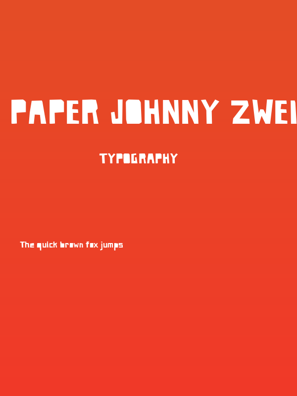 Paper Johnny Zwei Poster