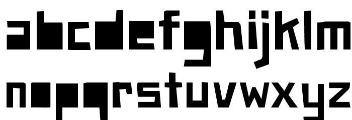 Paper Johnny Zwei Font LOWERCASE