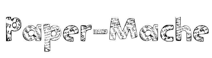 Paper-Mache  Frei Schriftart Herunterladen