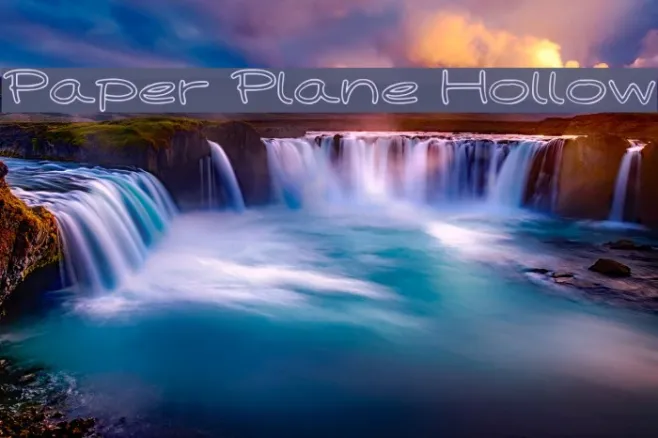 Paper Plane Hollow Example 2