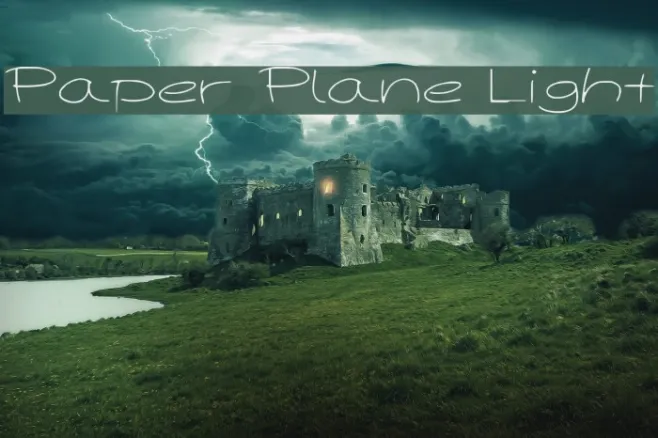Paper Plane Light Example 2