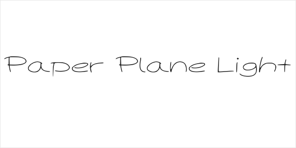 Paper Plane Light Logo