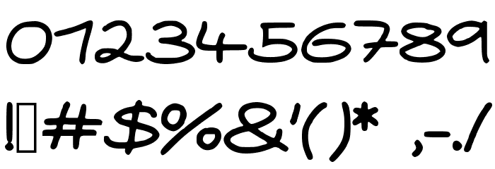 Paper Plane Font OTHER CHARS
