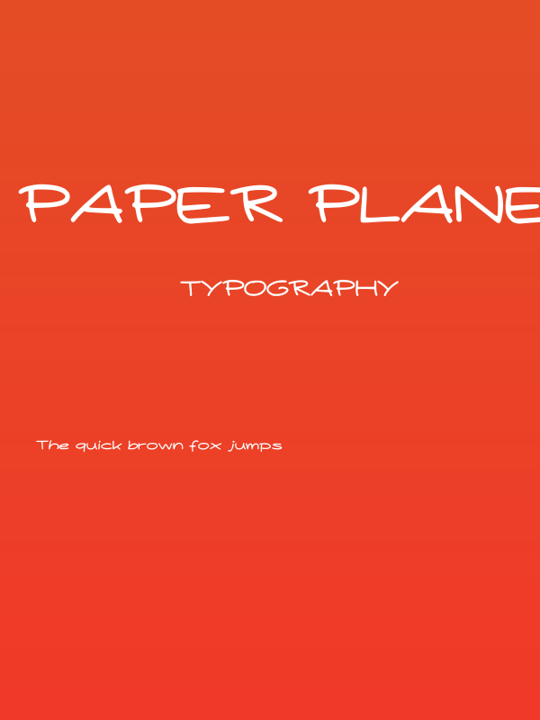 Paper Plane Poster