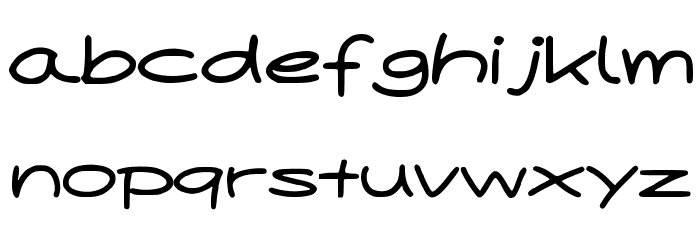 Paper Plane Font LOWERCASE
