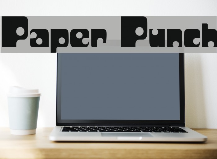Paper Punch Font examples