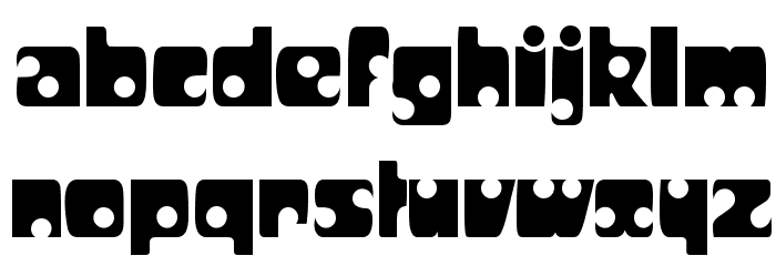 Paper Punch Font LOWERCASE