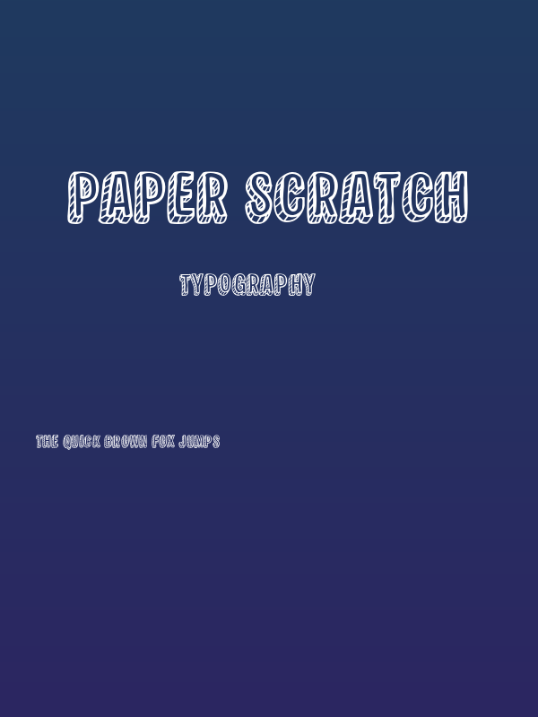 Paper Scratch Poster