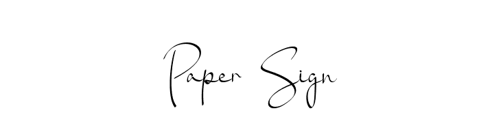 Paper Sign  Fuentes Gratis Descargar