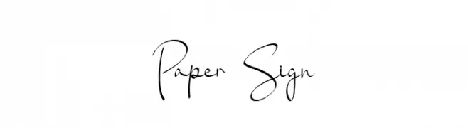 Paper Sign  لخطوط تنزيل