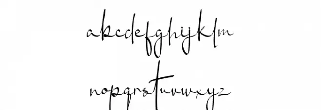 Paper Sign Font LOWERCASE
