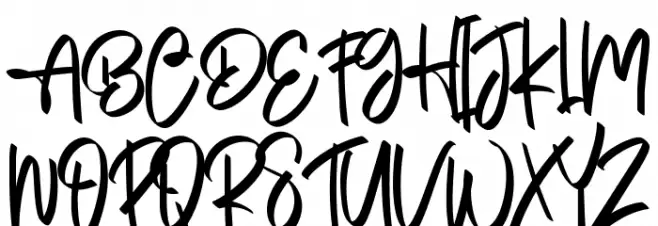 Paper Signature Font Litere mari