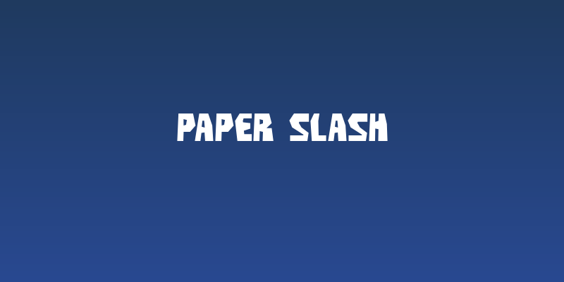 Paper Slash Social Header