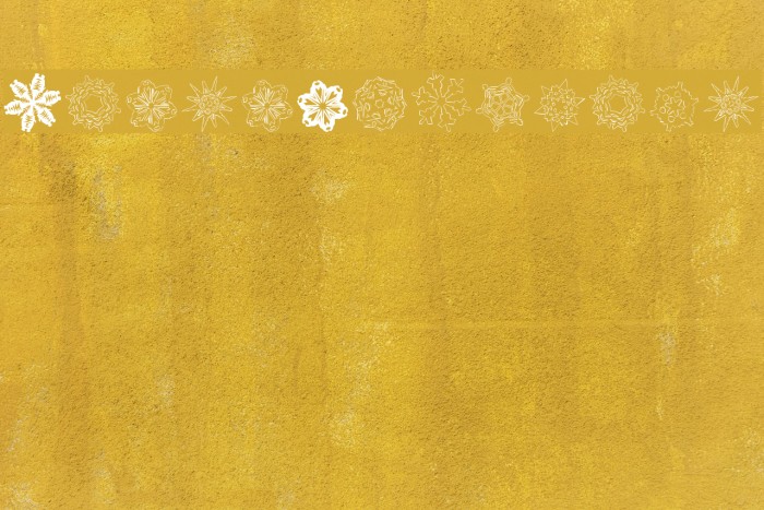 Paper Snowflakes Font examples