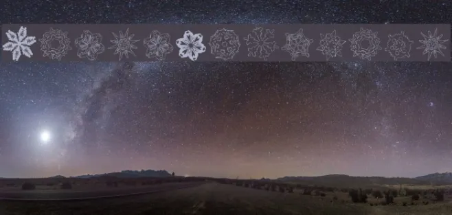 Paper Snowflakes Example 2