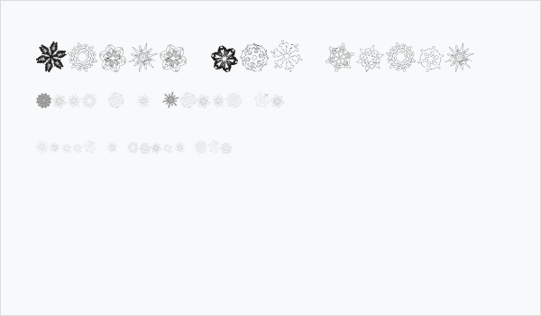 Paper Snowflakes Business Card