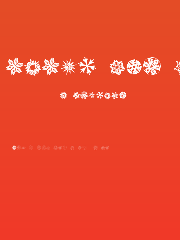 Paper Snowflakes Poster