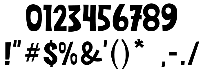 Paper Sticker Font OTHER CHARS